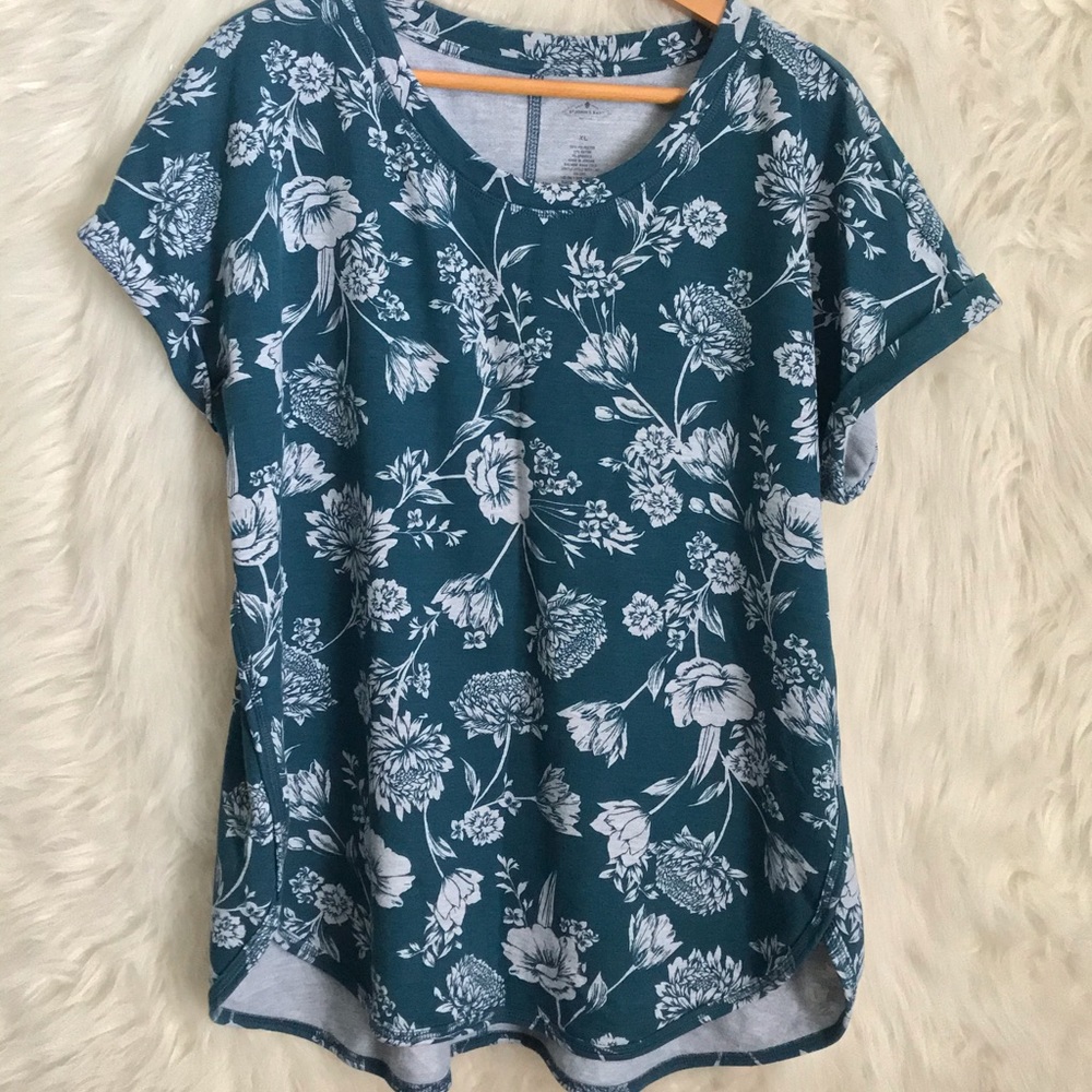 St John’s Bay Floral Workout Top